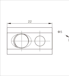 鋁型材專用彈性螺母二維圖 鋁型材專用彈性螺母二維圖