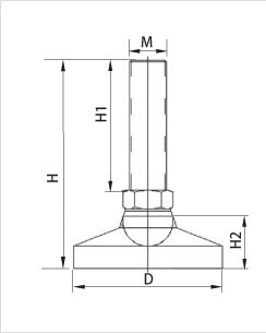 金屬蹄腳二維參數(shù) 金屬蹄腳二維參數(shù)